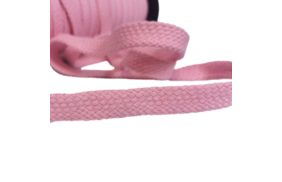 шнур для одежды плоский 15мм, 100хб, цв розовый/130 (катушка 50м) bombacio купить по цене 13.5 руб для домашнего шитья - в интернет-магазине Веллтекс | Нижний Тагил
