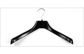 вешалка костюм 420*55мм без перекл. цв чёрный (уп 120шт) вк 42-03 (v-42) купить по цене 32.9 руб - в интернет-магазине Веллтекс | Нижний Тагил
