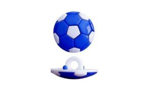 пуговицы футбольный мяч 18мм цв.207/101 синий (48843) (уп.72 шт) | Распродажа! Успей купить!