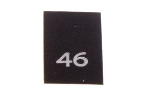 р046пч 46 - размерник - черный (уп.200 шт) купить по цене 115 руб - в интернет-магазине Веллтекс | Нижний Тагил
